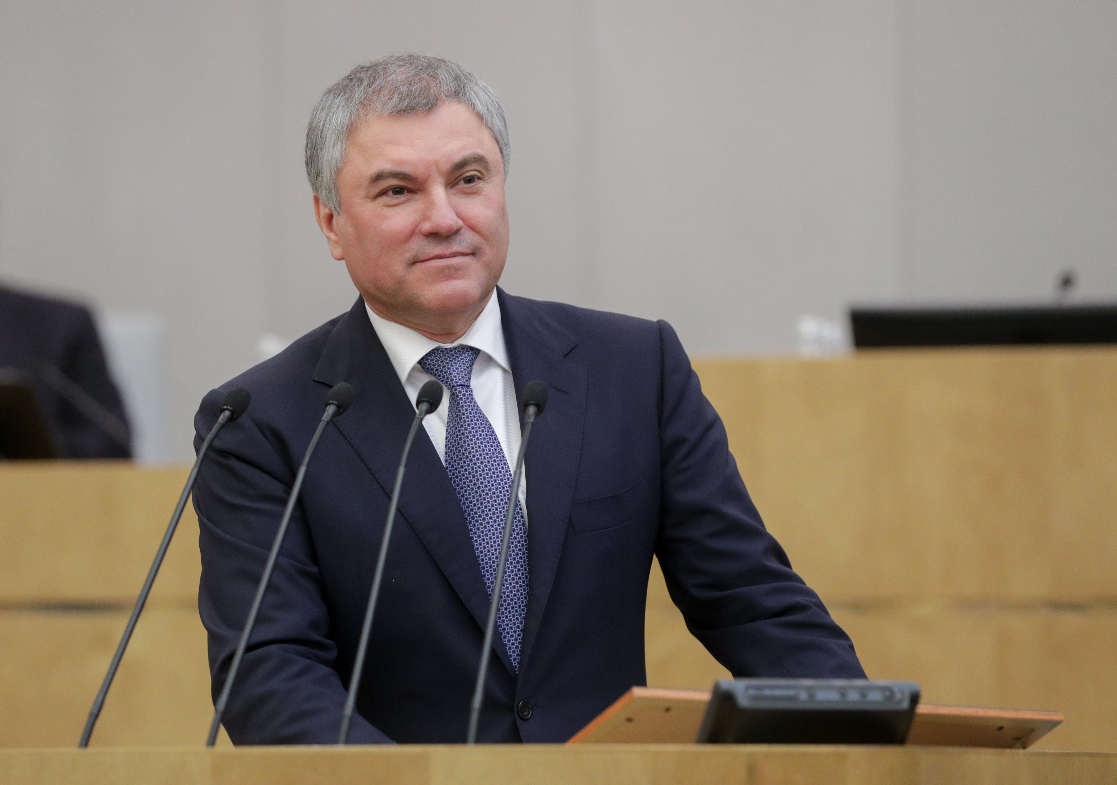Вячеслав Володин назвал истерикой призыв к Евросоюзу не признавать российские выборы