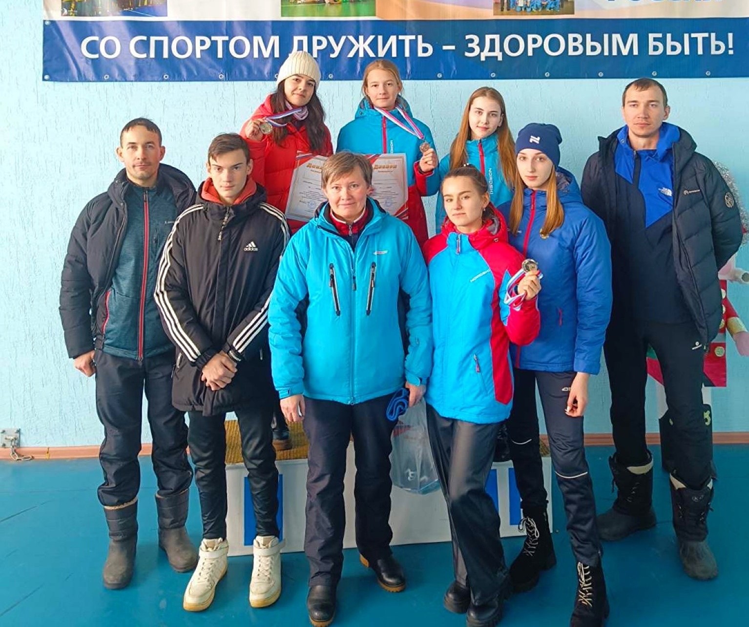3 января в с. Неверкино прошли соревнования по лыжным гонкам