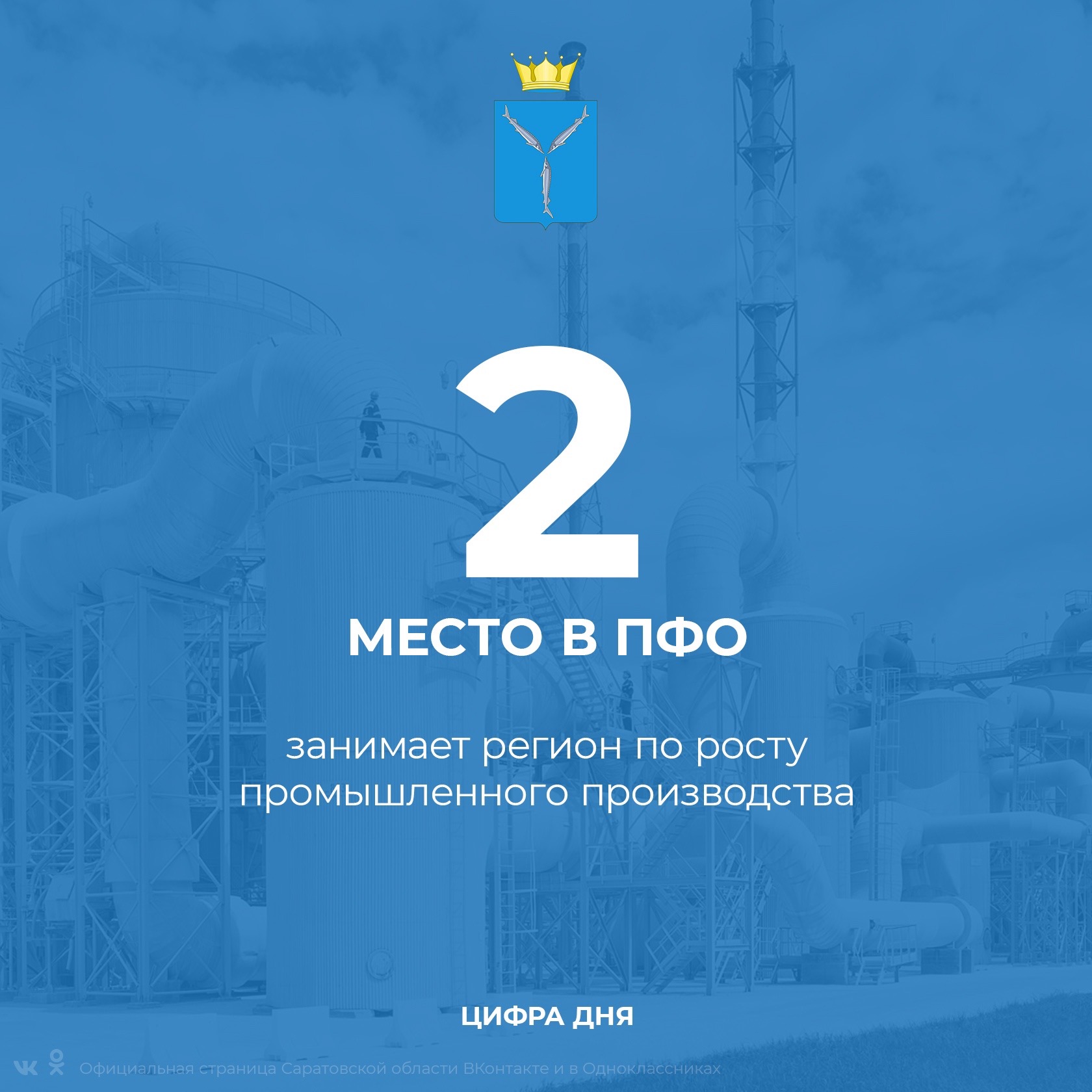 За прошлый год индекс промышленного производства региона вырос почти на 3% - это второе место в ПФО