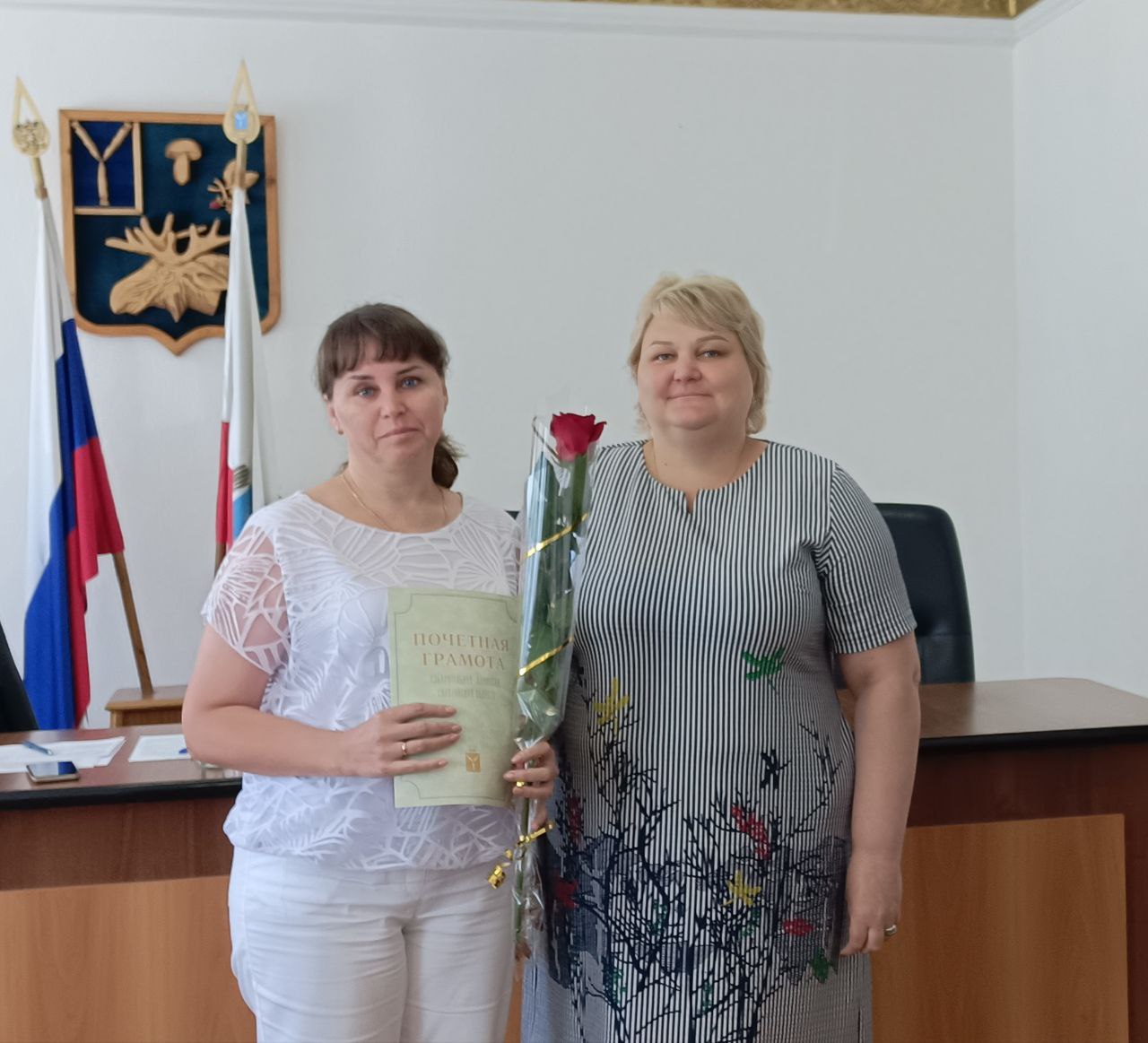 Награждены жители района, внесшие вклад в подготовку и проведение выборов президента
