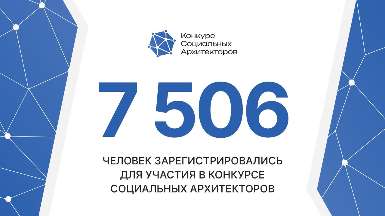 Завершён прием заявок на участие в конкурсе социальных архитекторов